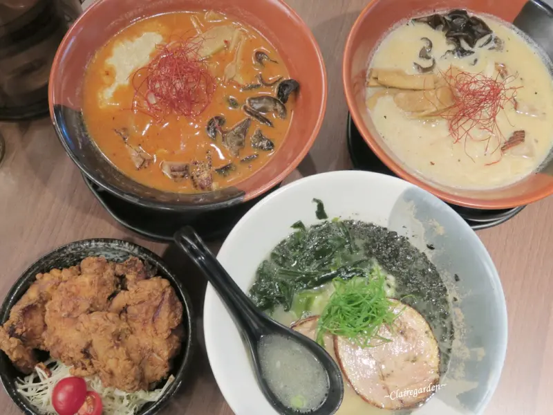 桃園 龜山 札幌炎神拉麵(林口長庚店)~1300度高溫的美味。大推味噌炸雞、叉燒飯