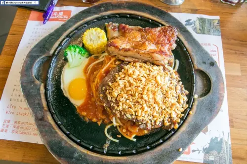 【宜蘭五結】來來牛排(宜蘭店)－ＣＰ值極高！大胃王特餐雙拼好划算！加麵不加價，紅茶無限暢飲！新型態台式牛排在地老店！