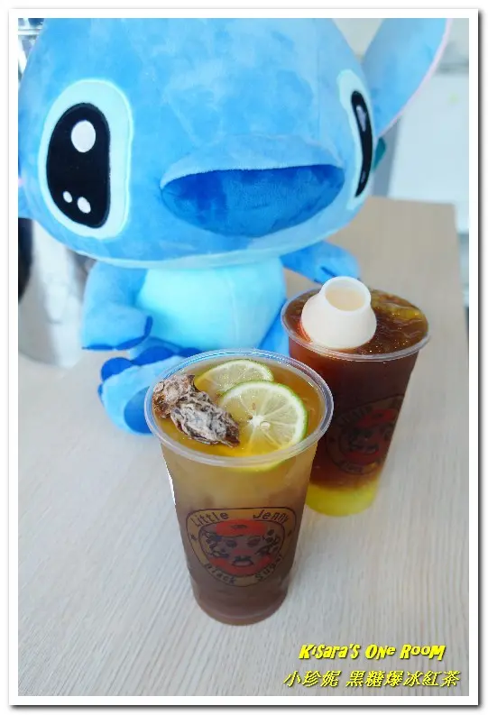 台中北屯飲料．天然黑糖調製紅茶冰讓喝手搖杯也能理直氣壯──小珍妮-黑糖爆冰紅茶        
      