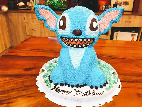 新竹竹北-【綠果造型藝術蛋糕】#史迪奇 你好可口好可愛