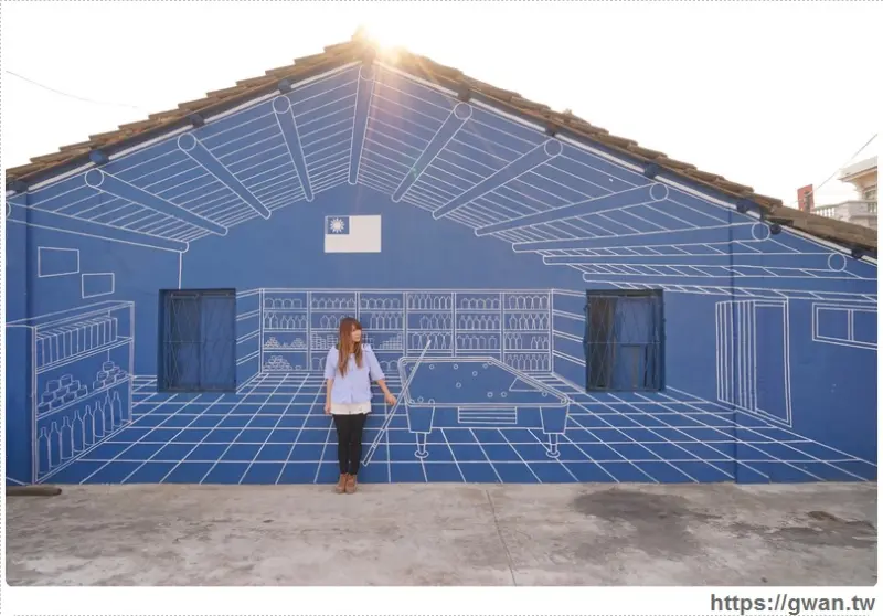 中堡藍晒圖 - 金門也有台南人氣藍晒圖