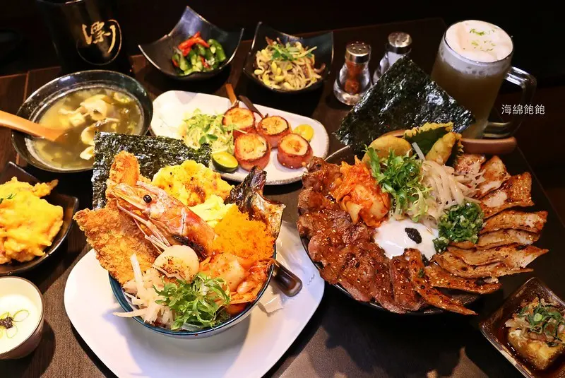 『漂丿燒肉食堂』216巷大份量美食，東區霸氣雙拼燒肉丼、海鮮丼，肉量加倍，免費加飯！超值套餐，商業午餐，菜單價位(捷運忠孝敦化站)