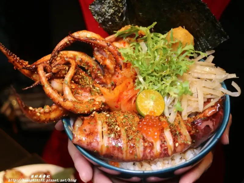 【台北大安區】東區燒肉丼飯『漂丿燒肉食堂』漂丿火烤鮮魷丼/漂丿小海鮮丼/東區216巷美食/日式燒肉丼/捷運忠孝敦化