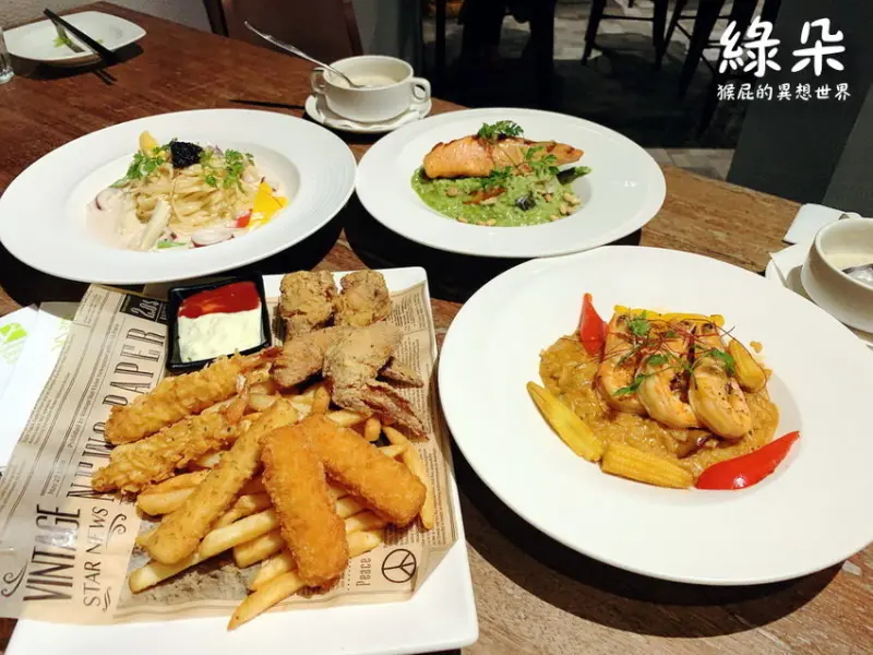 【台中美食】台中夜景餐廳綠朵休閒農場！台中絕美景觀餐廳，百萬夜景越夜越美麗，意外的餐點很好吃！有停車場！ @猴屁的異想世界