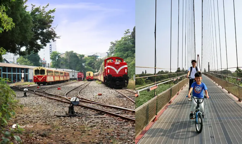 嘉義一日遊輕旅行 - 蔗埕文化園區五分車及懷舊建築 / 朴子溪自行車道田園風光 / 故宮南院園區