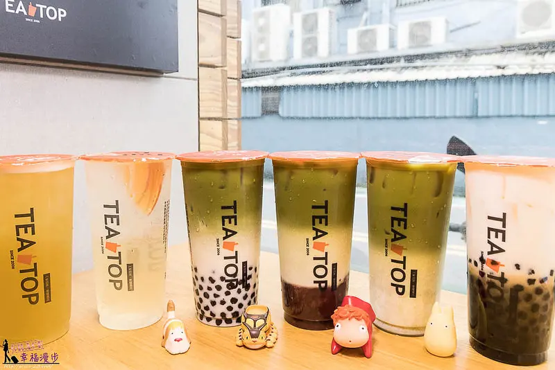 台北南港區TeaTop台灣第一味昆陽店-香濃抹茶搭配甜蜜紅豆，再創抹茶新風潮~