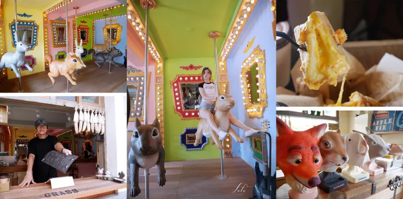 【台中美食-三明治輕食類】🐇艸水木堂-IG打卡少女也瘋狂之旋轉木馬不是馬，是好好拍的森林小動物啦！/審計新村 /民生路/西區/台中市/