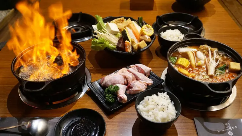 ★嘉義西區★【小旬湯 - 樂農·鑄鐵鍋】高人氣日本火鍋店/與櫻花美麗的邂逅。