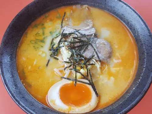 【食-新竹芎林】喜多拉麵★煙燻豆皮超美味☆日式豚骨拉麵雙吃法