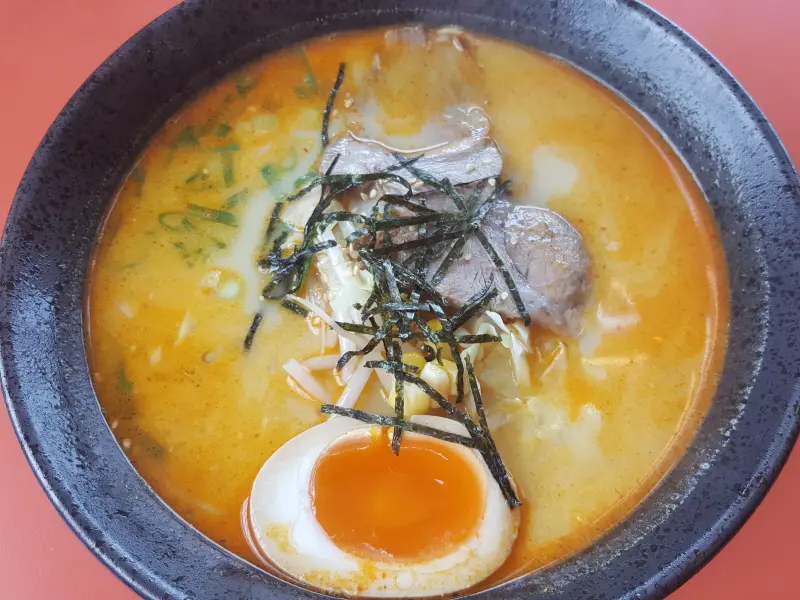 【食-新竹芎林】喜多拉麵★煙燻豆皮超美味☆日式豚骨拉麵雙吃法