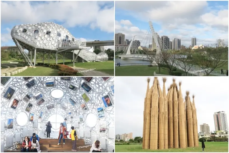 桃園 中壢 青塘園~美麗飛機帶我們看見桃園，巨大裝置藝術