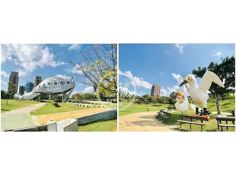 【遊】青塘園｜大草皮、生態池、桃機一號、送子鳥～桃園版秋紅谷，IG 打卡新亮點！ @ 魚兒 x 牽手明太子的「視」界旅行