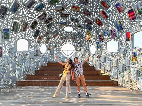 【桃園x中壢】青塘園- IG不打卡怎麼行！鯨魚？他是桃機一號，求婚可以，美得像教堂！