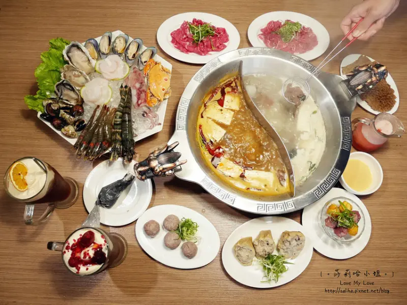 *台北內湖葫洲站餐廳推薦*川老爺麻辣火鍋~澎派海鮮x好吃溫體牛,128鴨血豆腐吃到飽,也有熱炒