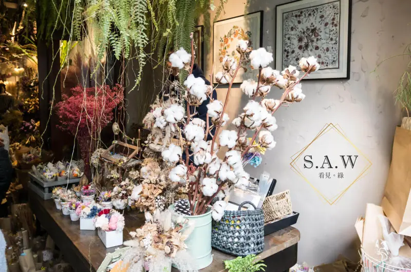 IG打卡熱門景點 | 台南中西區 看見。綠花藝工作室 鬧區裡的乾燥花秘境