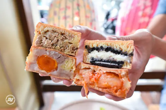 大判燒：台中西區美食-平價下午茶，日式創意紅豆餅，口味多達15種！