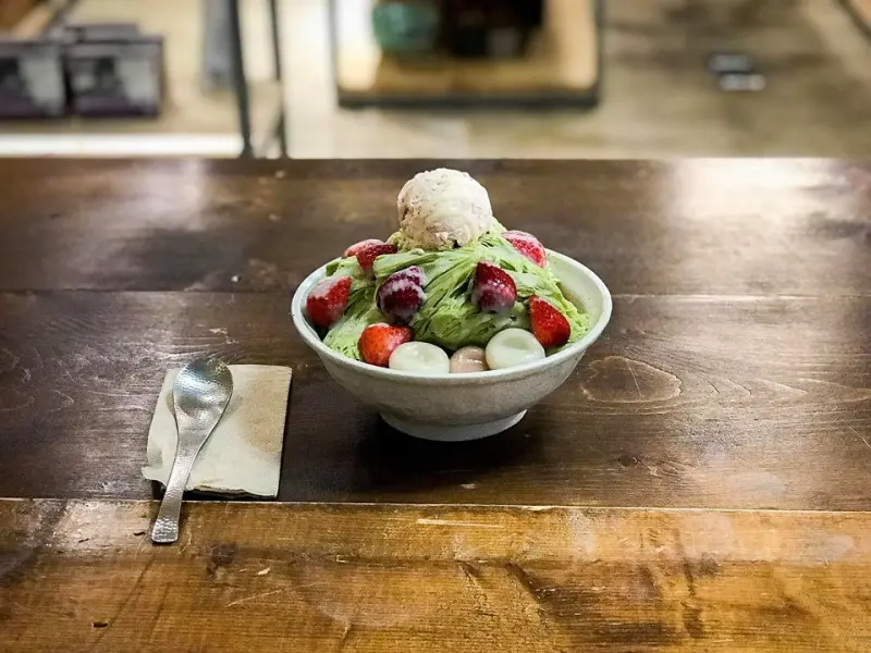 心地日常-台北店Ｘ魔王 台北大同區 冬天在冷 也要吃冰 期間限定草莓抹茶牛乳白玉雪花冰限量推出 捷運中山站 內文有店家資訊