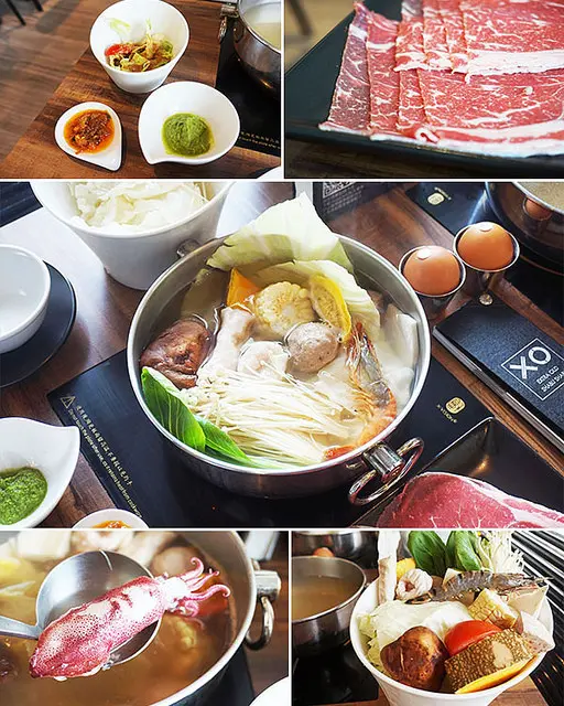 【火鍋 ● 套餐】XO shabu shabu。獨門私房XO醬及蔬菜醬搭配精緻火鍋，享受質感工業風用餐環境。愛評體驗團。