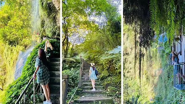 新店登山步道【銀河洞瀑布】銀河洞越嶺步道/水濂洞飛瀑凌空銀河仙境/充滿仙氣空靈系景點