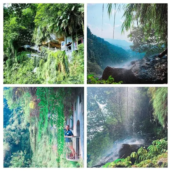 新店秘境【銀河洞瀑布/青立方農場】別有洞天仙境傳說/2017 IG熱門打卡景點/夢幻飛瀑/簡易好走清涼登山步道