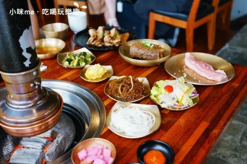 Meat Love橡木炭火 ▏獨特橡木炭火燒肉 陣陣清香抓緊老饕的胃。美式工業風裝潢的韓國烤肉店。台北信義燒肉。捷運101/世貿站