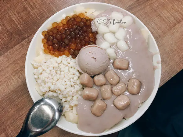 [食記｜永和/捷運頂溪站] 阿爸の芋圓 ゛炭燒蔗片冰，樂華夜市必吃超CP值美食