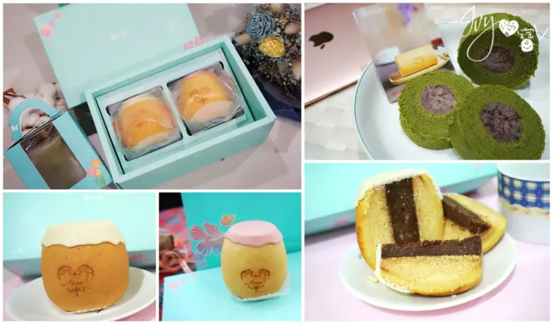 【宅配甜點】滿足味蕾的小幸福～元樂年輪蛋糕－彌月、生日好選擇小巧可愛的：寶貝蛋年輪。抹茶控必吃：抹茶獨享年輪（紅豆餡）