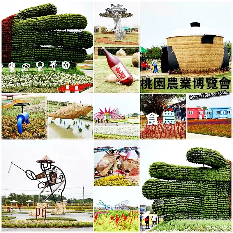 【2017桃園農業博覽會】免門票入場～適合全家大小半日遊的好場所，規劃八大展區，讓地景藝術與草花產業完全結合，展現跨界地景創作及桃園草花實力(4/22～5/14止)