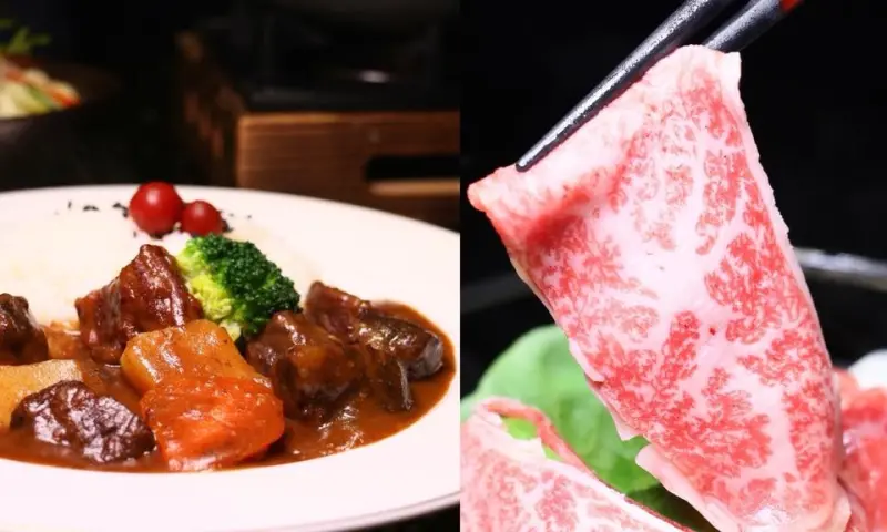 『鼎膾北海道毛蟹專賣店』午間限定套餐，紅酒和牛咖哩+味噌和牛火鍋，超划算買一送一優惠只到四月底(捷運信義安和站)