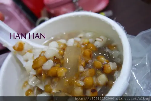 【台南 郭 綠豆湯】綠豆薏仁湯，煮的剛剛好，配上粉角，好好食~~