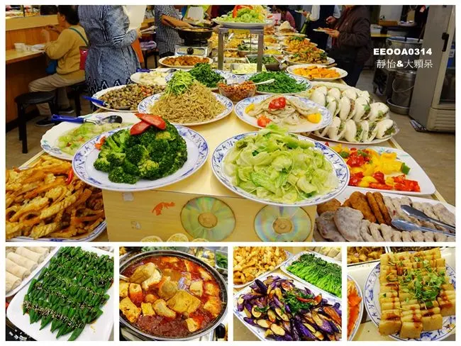 【台北素食餐廳】三來健康素食館 ♥ 城中市場25年素食老店 菜色豐富 素食自助餐/素食便當/素食合菜/手工愛玉/城中市場素食/城中市場美食