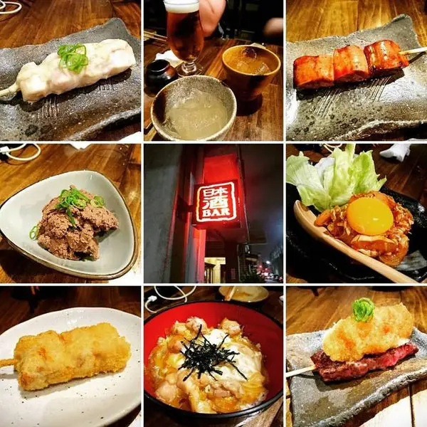 夜色霓虹、日式酒Bar 串工房一鈴屋