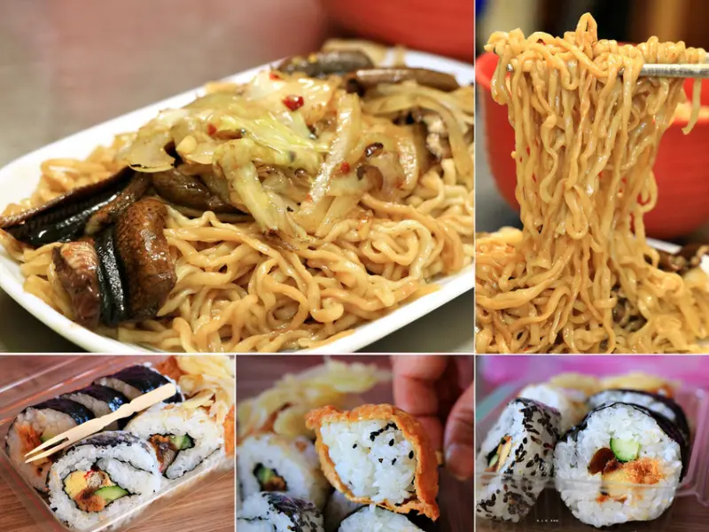 【台南‧中西區】八三鱔魚意麵‧ 誘人的鱔魚與花枝份量十足 口感彈牙在地人推薦同場加印山根壽司