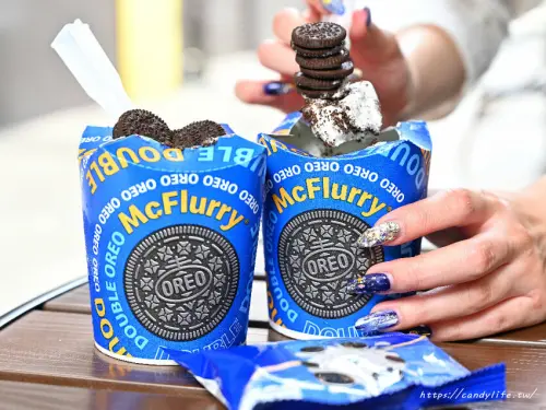 麥當勞冰炫風新品「雙倍OREO冰炫風」強勢登場，期間限定，濃郁滋味，OREO控必追！