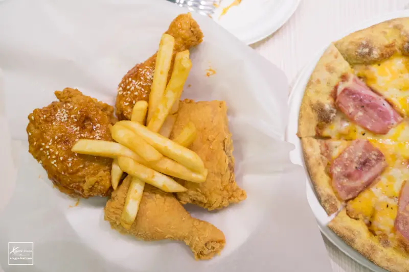 台北蘆洲│【林太太手工石烤披薩】好吃多汁美式炸雞/韓式炸雞，令人吮指回味無窮阿