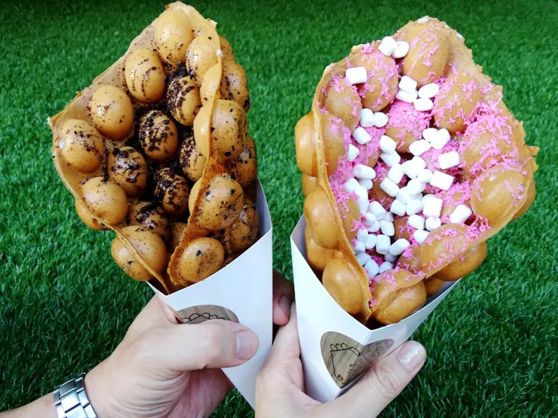 北投美食：新北投文創天地之「品品雞蛋仔」-免去香港也能吃，IG熱門打卡食物！(可順遊新北投車站