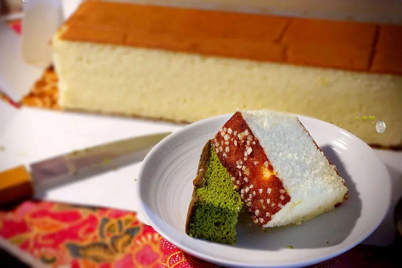 【景美站】小黑菓長崎蛋糕- 純正蜂蜜蛋糕 X 濃郁宇治抹茶
