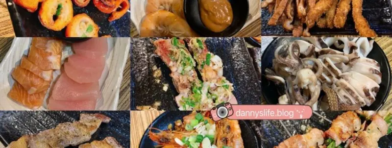 近2,000則Google評論，4.3顆星的串燒吃到飽，還有超新鮮海鮮。份量超足不怕你吃，台北大安區美食推薦。丹尼的吃喝玩樂～