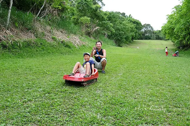 [花蓮親子景點]全國最大滑草場fun樂趣！划竹筏、渡河流籠、溯溪，多種設施百元無限暢玩～東湖生態農場｜露營、私密賞螢景點，深度旅遊最佳選擇