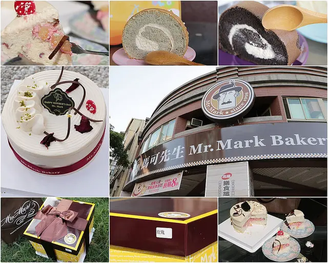 高雄 左營。Mr. Mark 馬可先生雜糧麵包烘焙坊-民族店，母親節蛋糕推薦 玫瑰天使雜糧燕麥豆漿蛋糕 X 嚴選屏東大花農場有機玫瑰