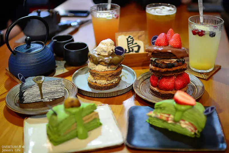 【台中西區｜美食】台中下午茶，審計新村人氣甜點店，推薦抹茶及鐵觀音千層蛋糕。OVERTURE序曲審計366