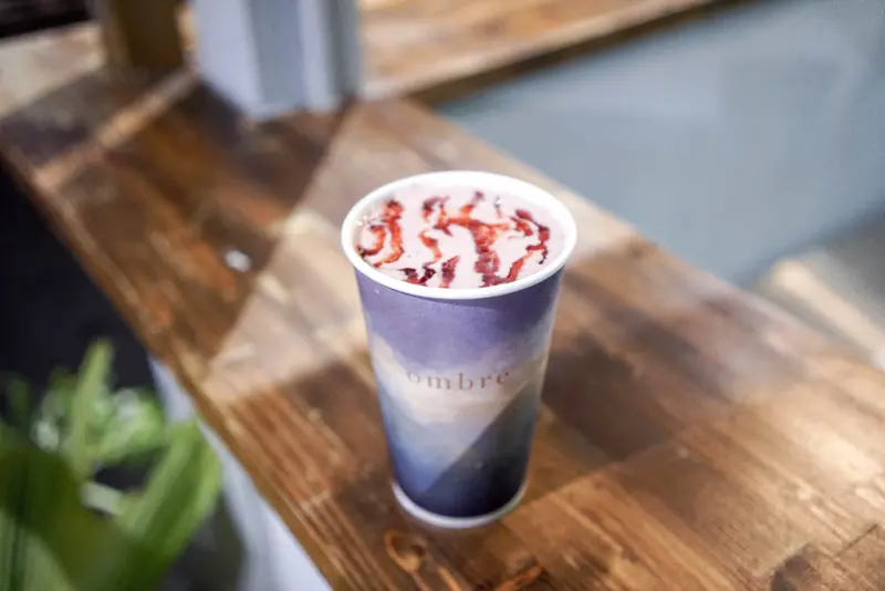 Ombré MilkShake x 魔王 台北大安區 東區巷弄內專賣奶昔店 只提供外帶漸層杯 捷運忠孝敦化站 內文有店家資訊與菜單