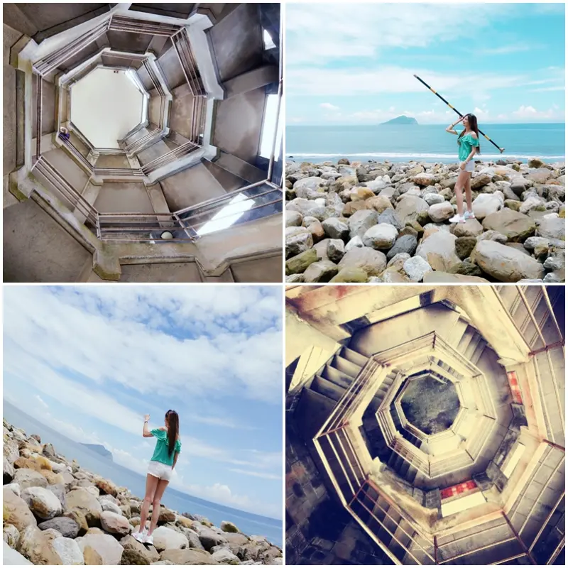 2017宜蘭打卡熱門景點！【頭城濱海森林公園】廢墟的美感、陽光的海景一次滿足！