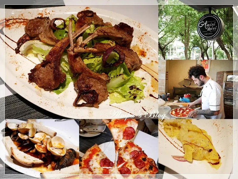 帥哥主廚上菜囉♥道地羅馬家鄉菜 就在 Osteria Amici Miei 義大利餐酒館 