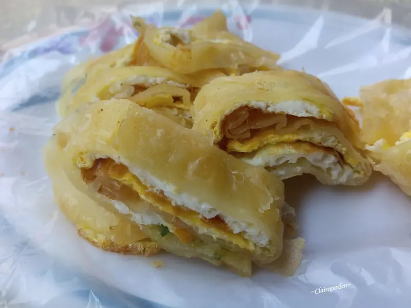 [南崁菜鳥覓食記]桃園 東海豆漿店~酥皮蛋餅+濃郁麵線+肉燥炒麵