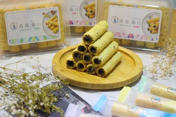 台中美食｜青鳥旅行-蛋捲的100種可能，伴手禮的最佳選擇