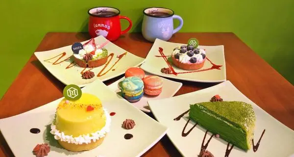 中原│MOFA魔法氛子☞一個甜點最貴也只要$80!超佛心平價甜點在中原/超邪惡爆餡抹茶千層Eat璇大推