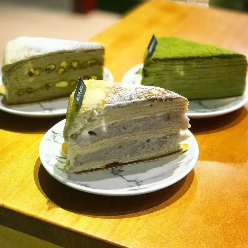 食尚玩家報導！想吃一年的千層蛋糕❤芋泥控必訪 | 桃園中壢【美食】魔法氛子 MOFA