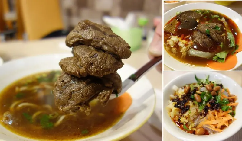 牛起來川味牛肉麵 疊疊樂這厚又大塊 有口感又軟嫩的牛腱肉 帶點中藥香氣濃醇好喝的湯頭!!透沁涼的開心涼粉!!老火鍋麻辣湯頭!!