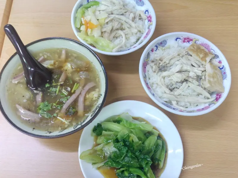 [南崁菜鳥覓食記] 阿國師嘉義火雞肉飯~100元兩人四樣吃飽飽，超